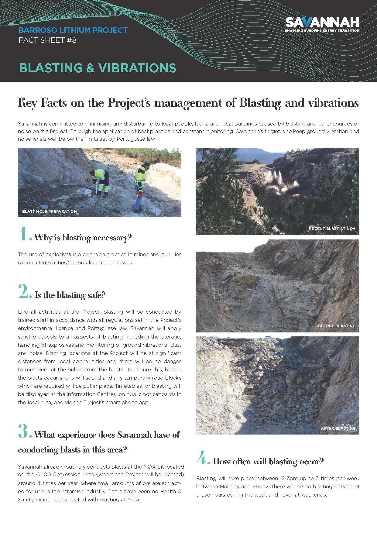 Fact Sheet –  Vibration Blasting