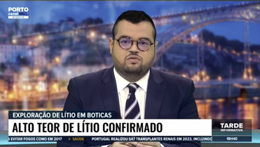 The Barroso Lithium Project featured in Porto Canal news thumbnail image