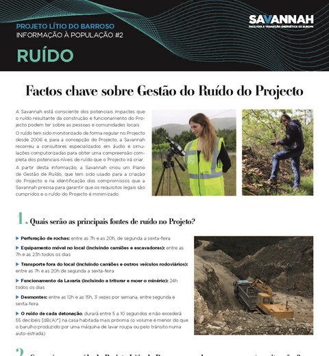 Folha Informativa sobre o Projecto Lítio do Barroso - Ruído thumbnail image
