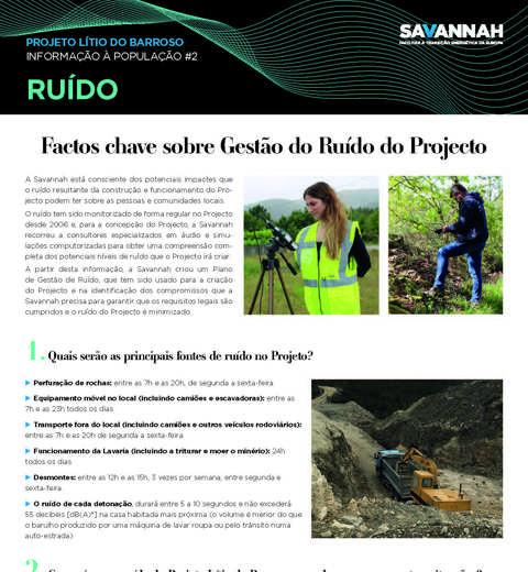 Folha Informativa sobre o Projecto Lítio do Barroso - Ruído thumbnail image