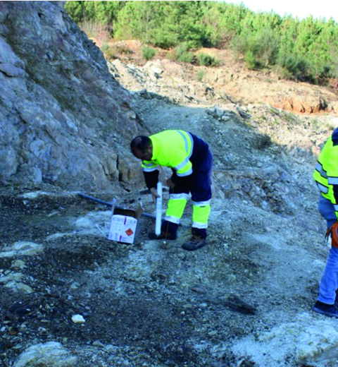 Blast Hole Preparation at the NOA deposit thumbnail image