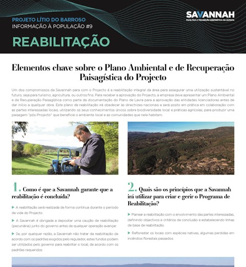 Folha Informativa sobre o Projecto Lítio do Barroso - Reabilitação thumbnail image